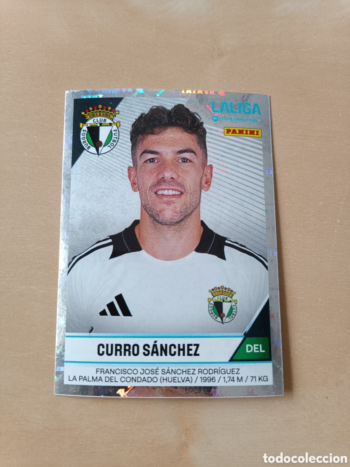 Cromos de f&uacute;tbol: CROMO CURRO S&Aacute;NCHEZ BURGOS LIGA HYPERMOTION 2024 2025 24 25 56