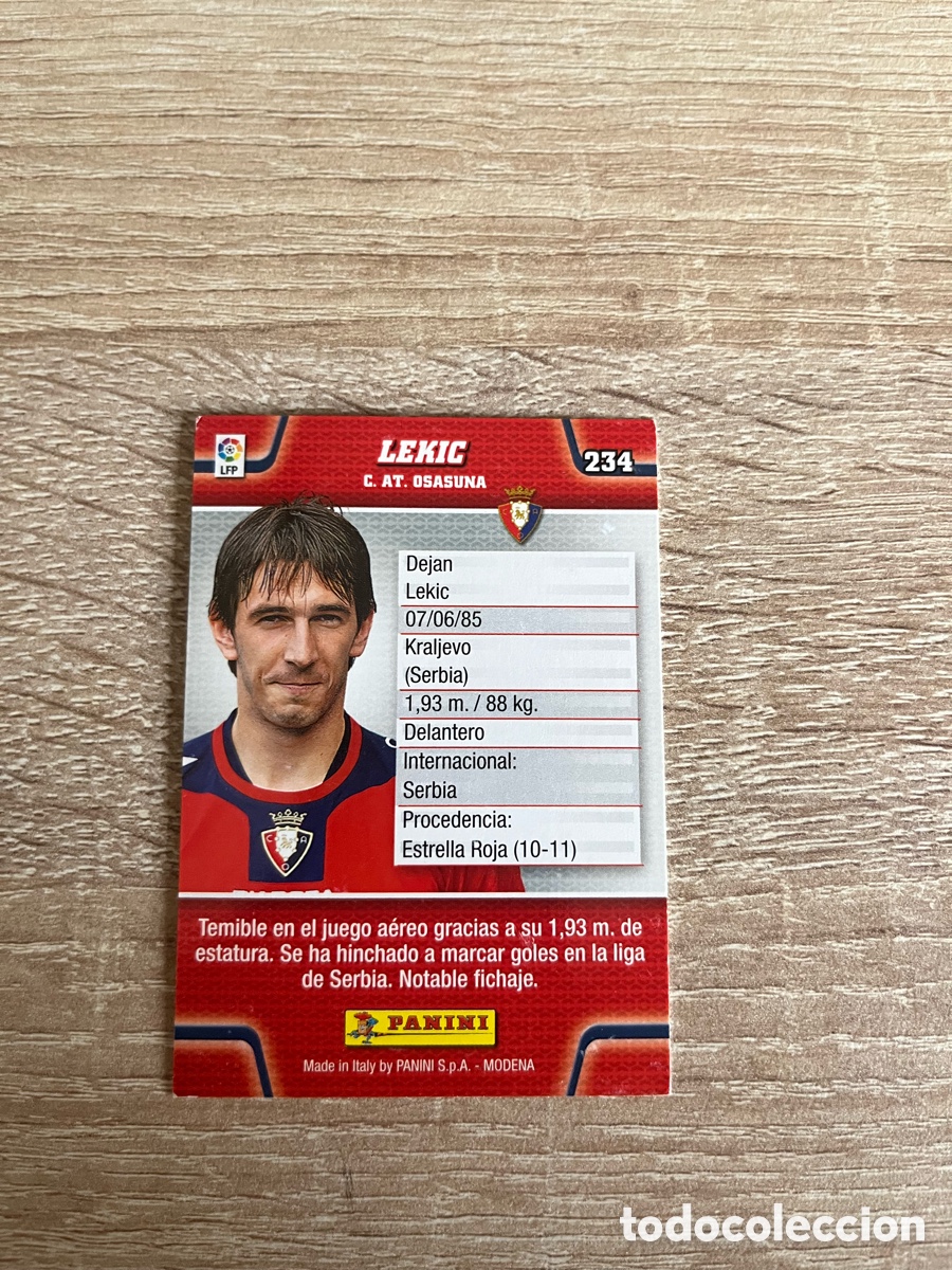 Cromos de f&uacute;tbol: 234 LEKIC MEGACRACKS MGK 2010 2011 10 11 OSASUNA