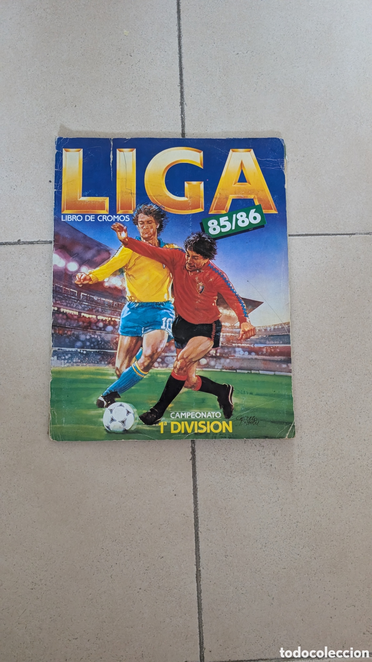 Cromos de f&uacute;tbol: ALBUM VACIO LIGA ESTE 1985/86 85 86 VACIO SE LE HAN DESPEGADO LOS CROMOS LEER DESCRIPCI&Oacute;N
