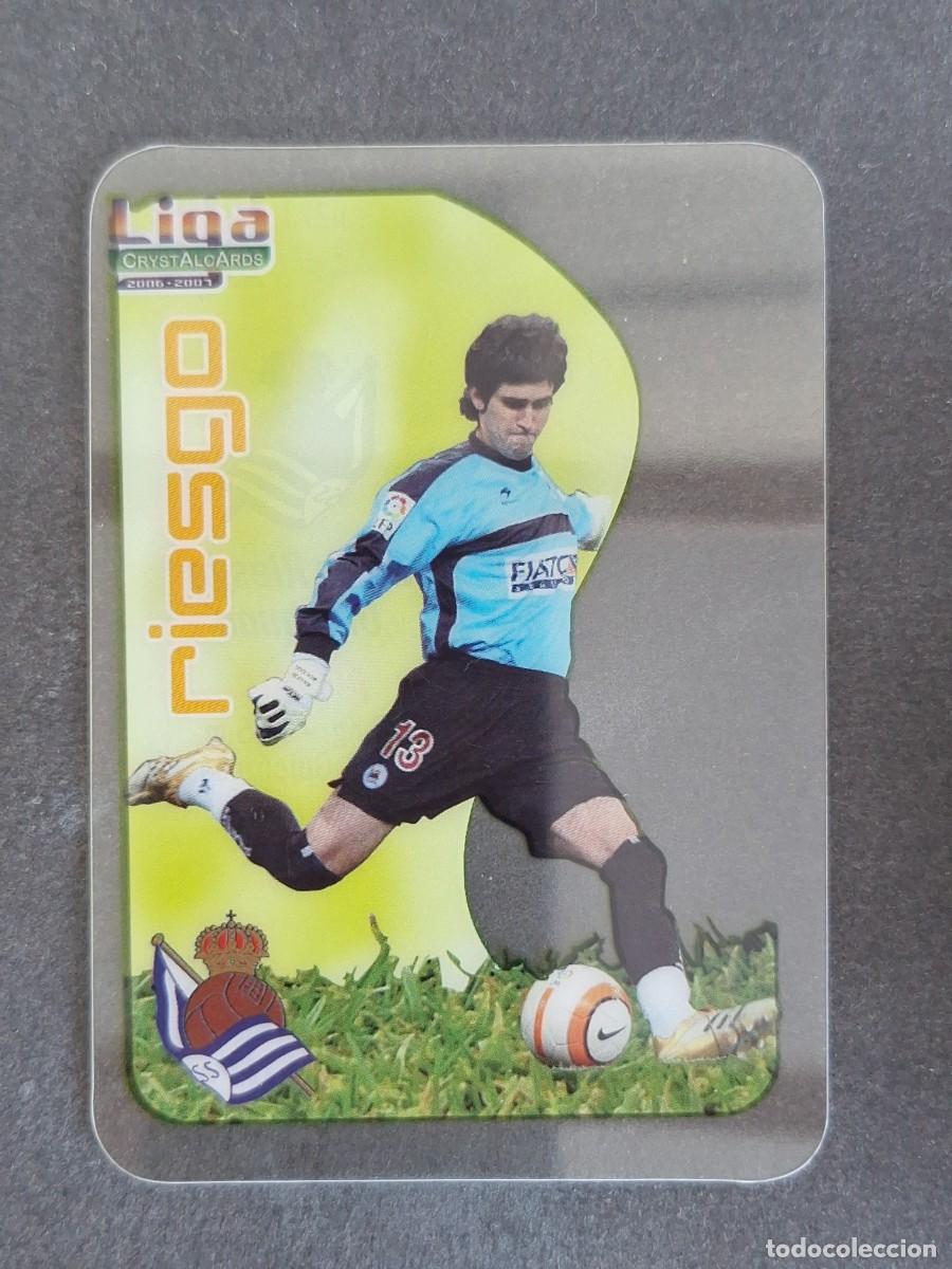 Cromos de f&uacute;tbol: L1 RIESGO REAL SOCIEDAD 273 MUNDICROMO CRYSTALCARDS LIGA 2006 2007 06 07