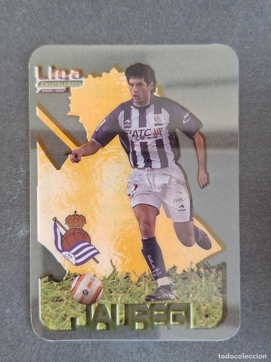 Cromos de f&uacute;tbol: L1 JAUREGI REAL SOCIEDAD 275 MUNDICROMO CRYSTALCARDS LIGA 2006 2007 06 07