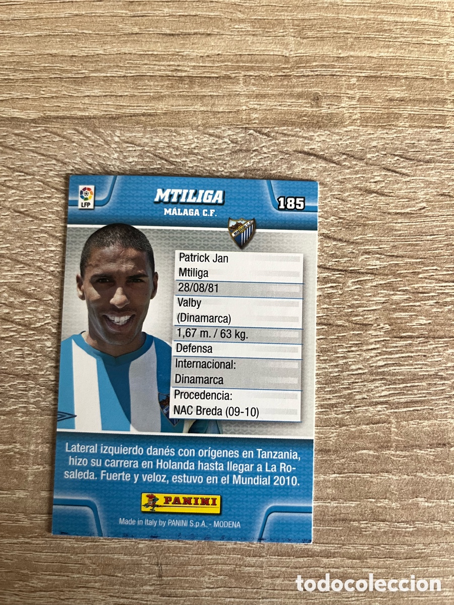 Figurine di Calcio: 185 MTILIGA MEGACRACKS MGK 2010 2011 10 11 M&Aacute;LAGA
