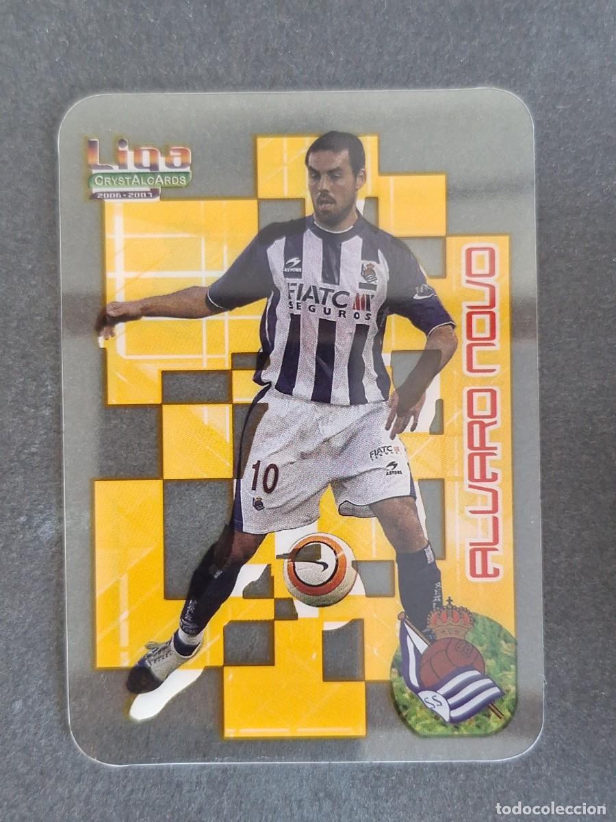 Cromos de f&uacute;tbol: L1 ALVARO NOVO REAL SOCIEDAD 283 MUNDICROMO CRYSTALCARDS LIGA 2006 2007 06 07