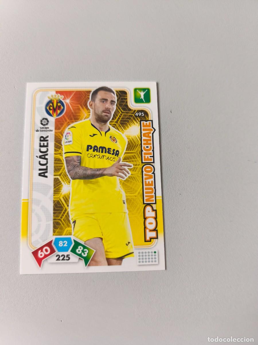 Cromos de f&uacute;tbol: ADDRENALYN XL 2019 2020 19 20 VILLARREAL ALC&Aacute;CER TOP NUEVO FICHAJE 495 CJA1