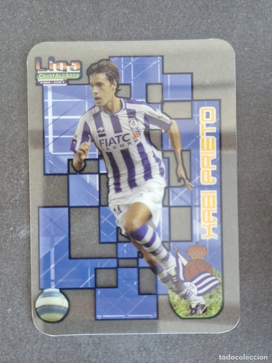 Cromos de f&uacute;tbol: L1 XABI PRIETO REAL SOCIEDAD 288 MUNDICROMO CRYSTALCARDS LIGA 2006 2007 06 07