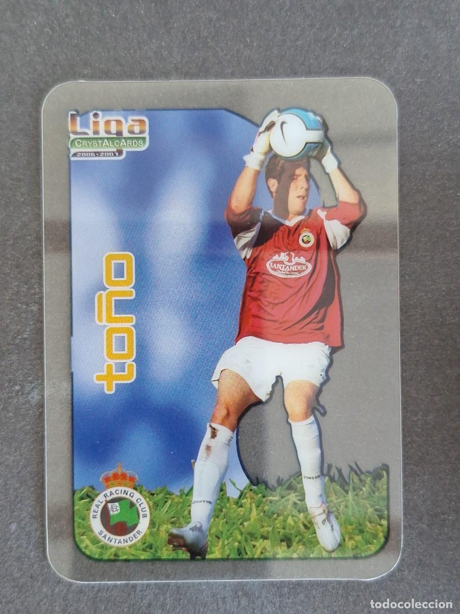 Cromos de f&uacute;tbol: L1 TO&Ntilde;O RACING DE SANTANDER 291 MUNDICROMO CRYSTALCARDS LIGA 2006 2007 06 07