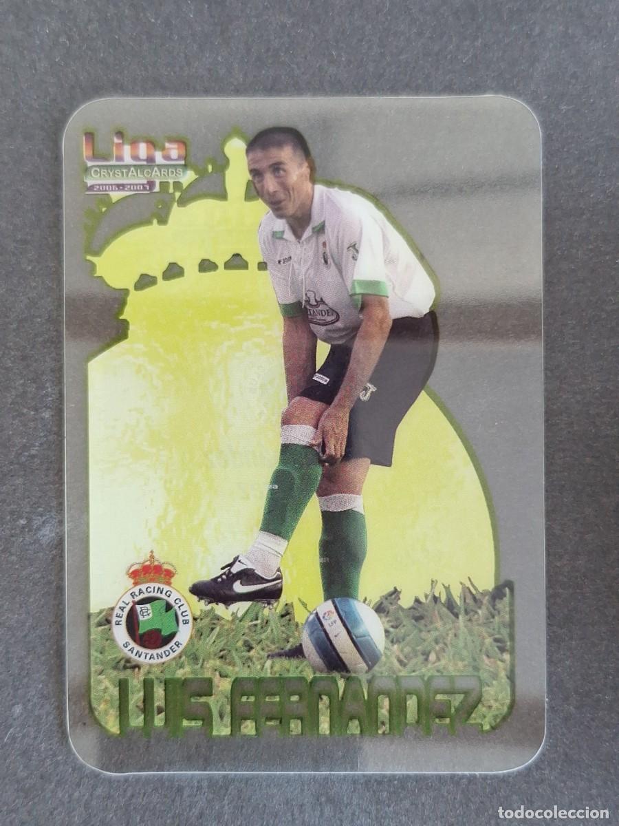Cromos de Futebol: L1 LUIS FERNANDEZ RACING DE SANTANDER 296 MUNDICROMO CRYSTALCARDS LIGA 2006 2007 06 07