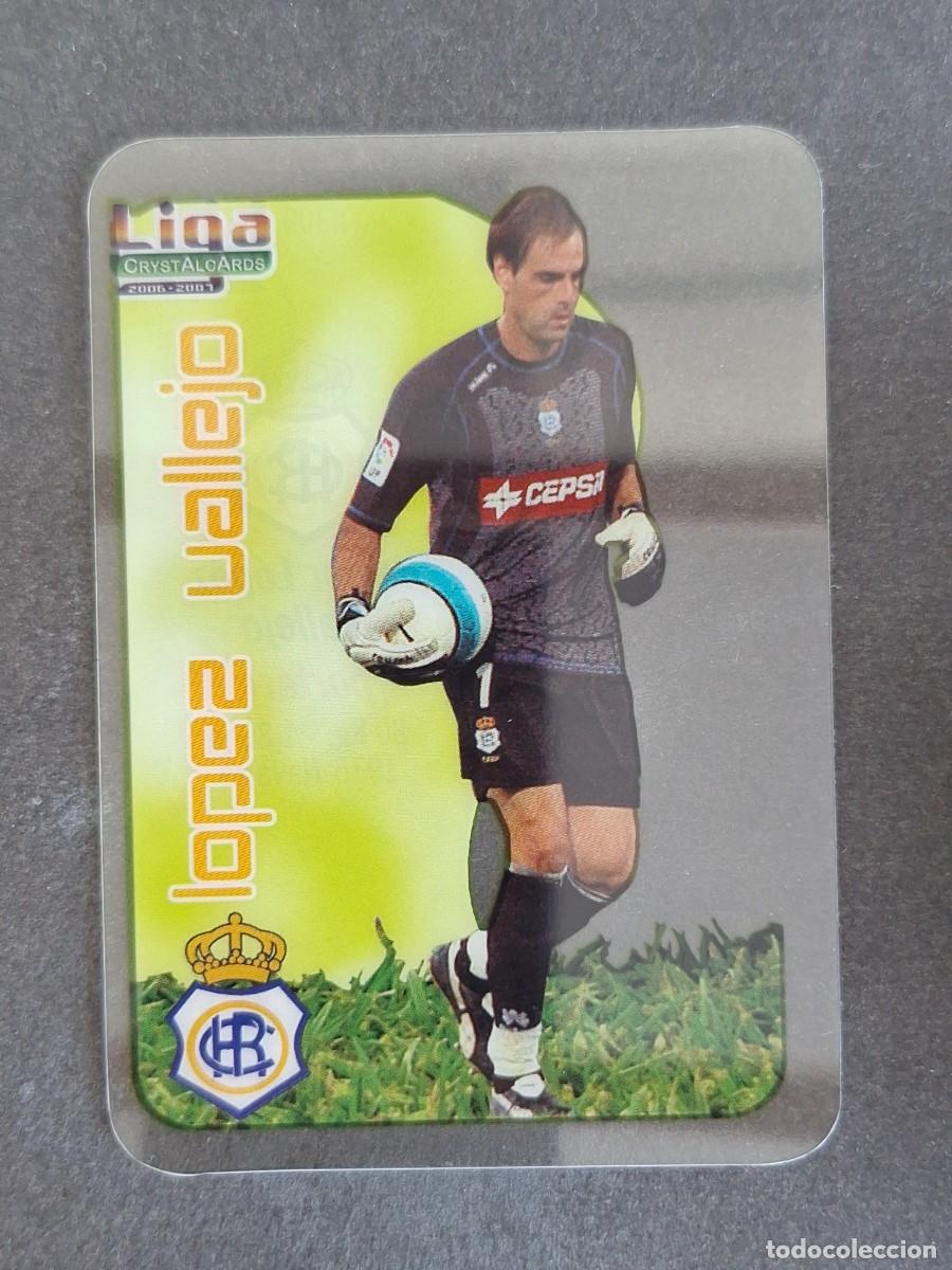 Cromos de f&uacute;tbol: L1 LOPEZ VALLEJO RECREATIVO DE HUELVA 309 MUNDICROMO CRYSTALCARDS LIGA 2006 2007 06 07