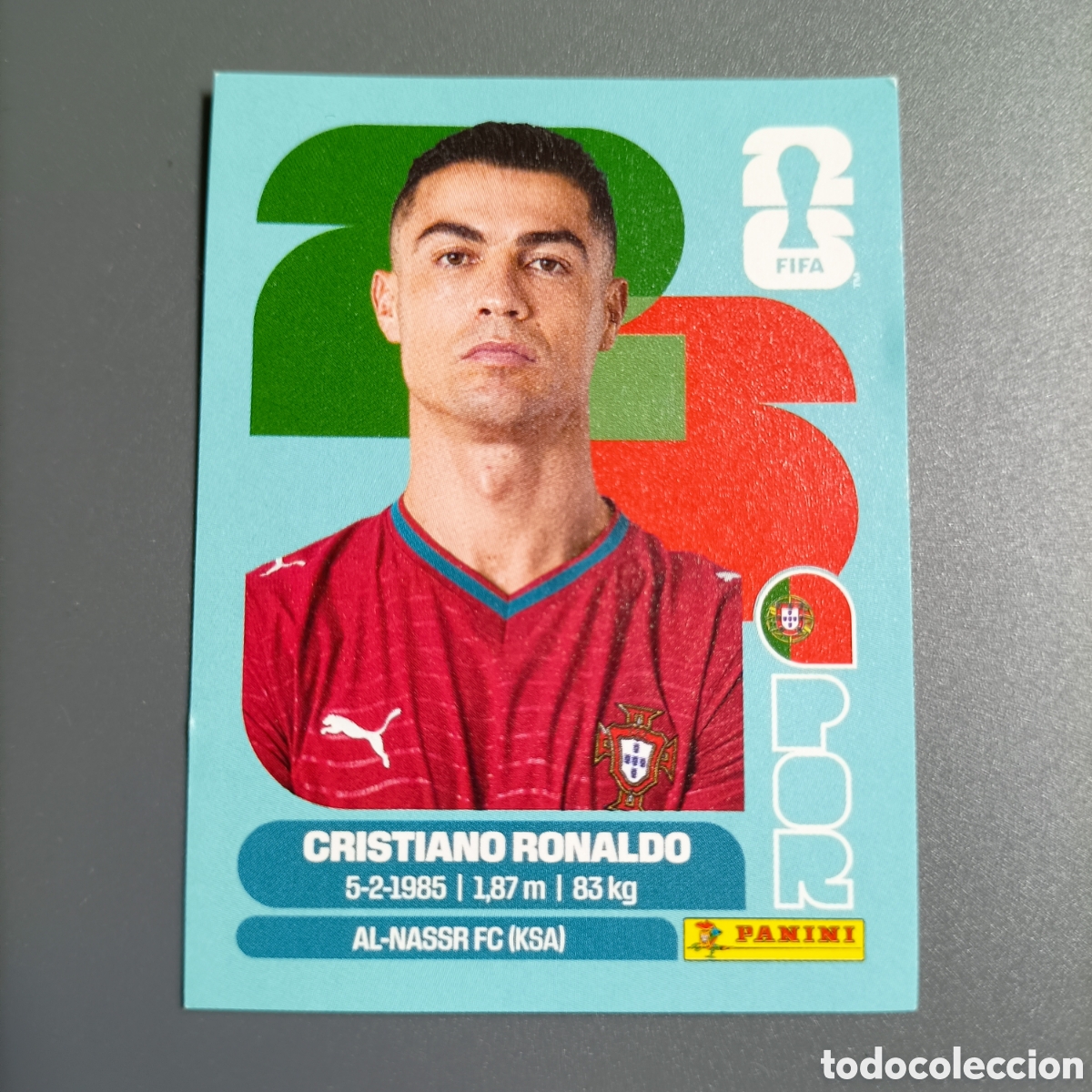 Cromos de f&uacute;tbol: STICKER PANINI. FIFA WORLD CUP 2026. (POR) №15 CRISTIANO RONALDO