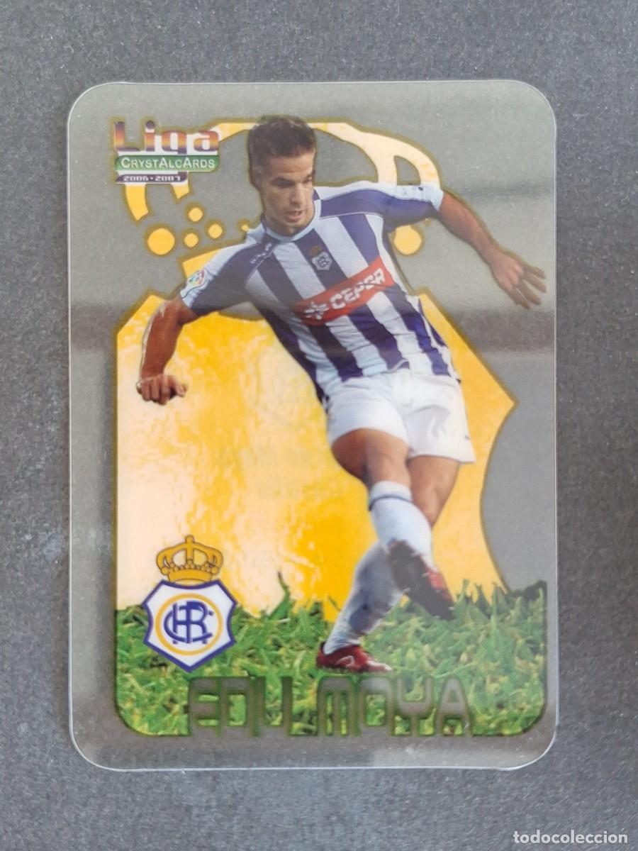 Cromos de f&uacute;tbol: L1 EDU MOYA RECREATIVO DE HUELVA 311 MUNDICROMO CRYSTALCARDS LIGA 2006 2007 06 07