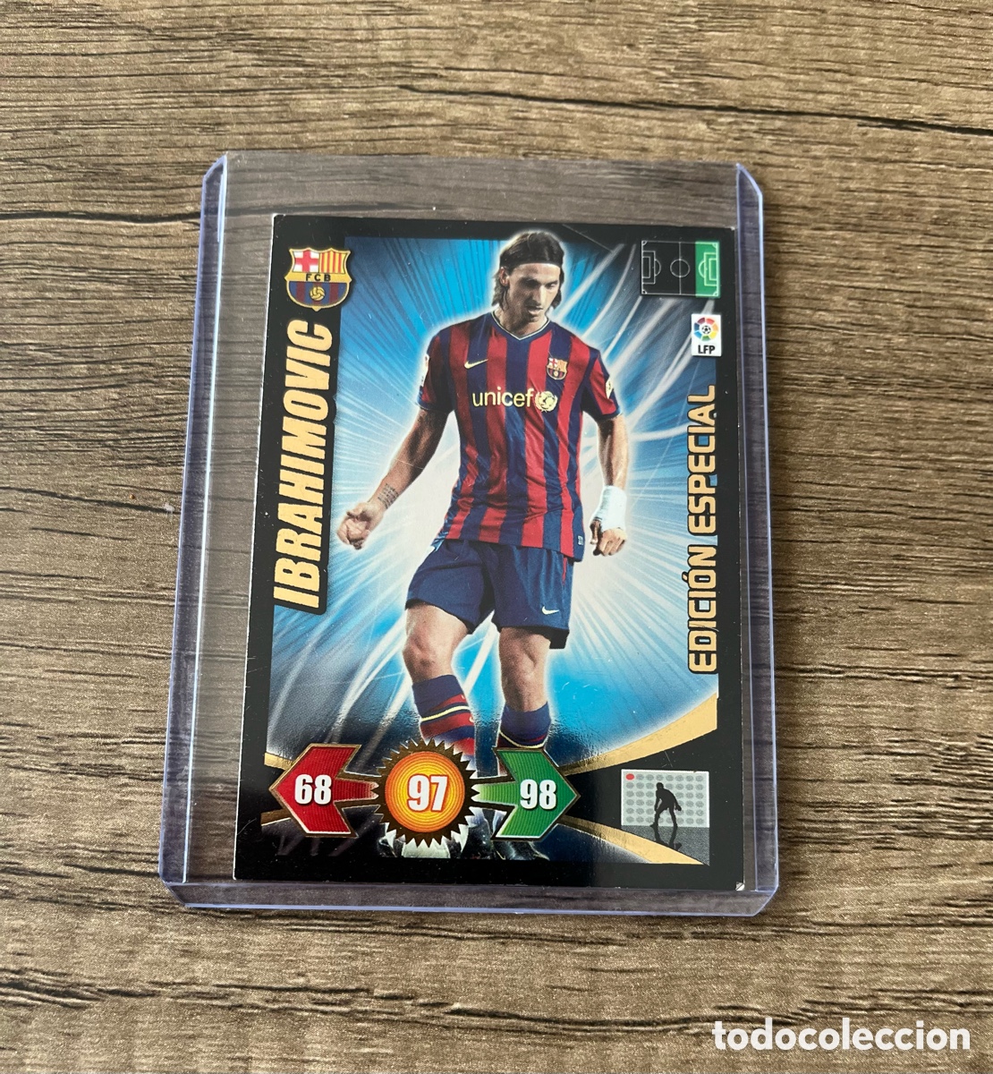 Cromos de f&uacute;tbol: IBRAHIMOVIC EDICION ESPECIAL PANINI ADRENALYN XL 2009 2010