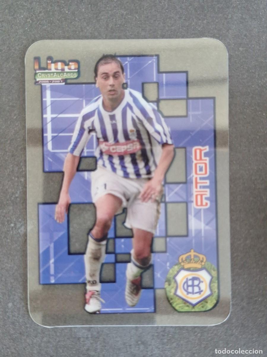 Cromos de f&uacute;tbol: L1 AITOR RECREATIVO DE HUELVA 316 MUNDICROMO CRYSTALCARDS LIGA 2006 2007 06 07