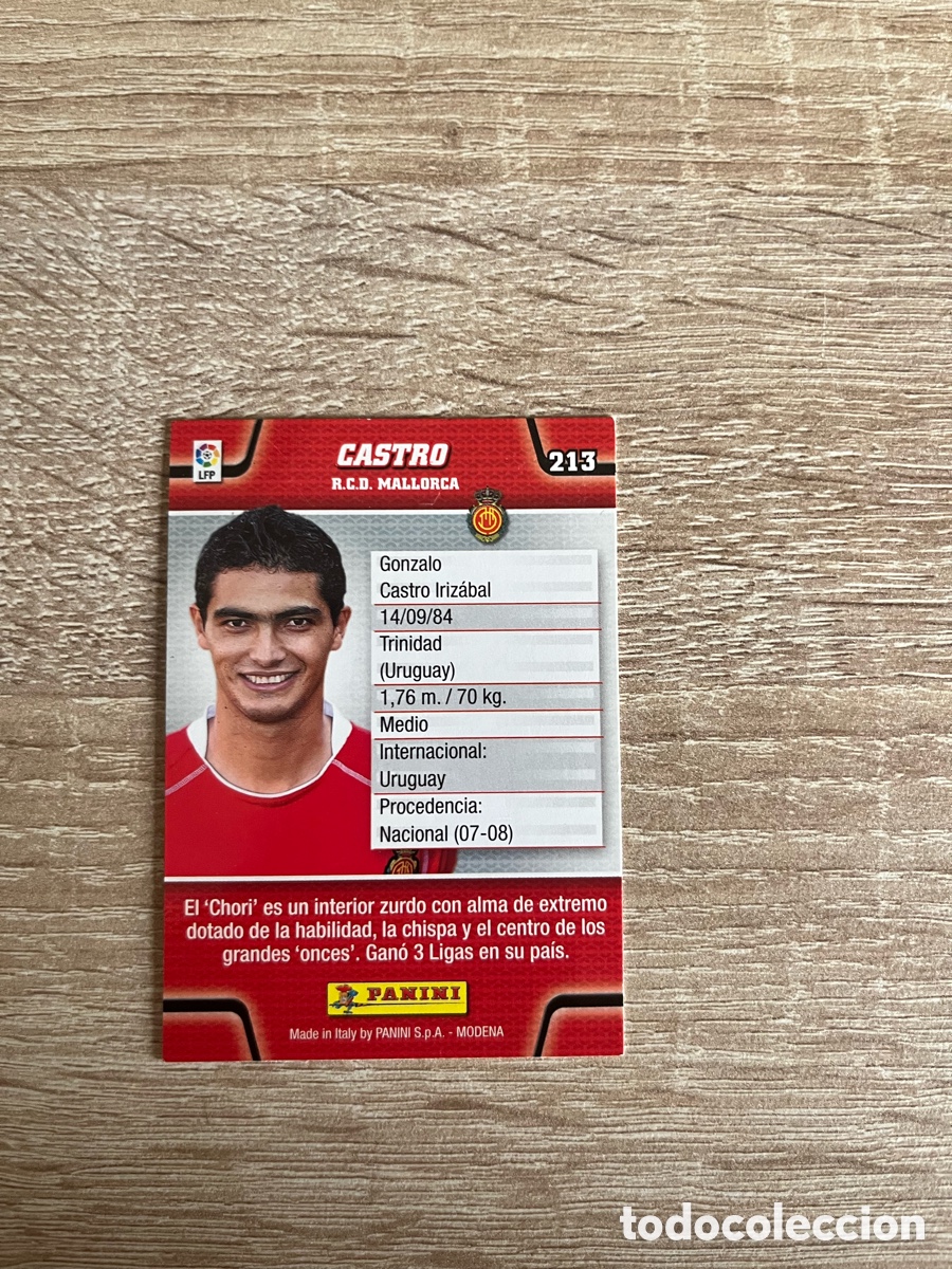 Cromos de f&uacute;tbol: 213 CASTRO MEGACRACKS MGK 2010 2011 10 11 MALLORCA