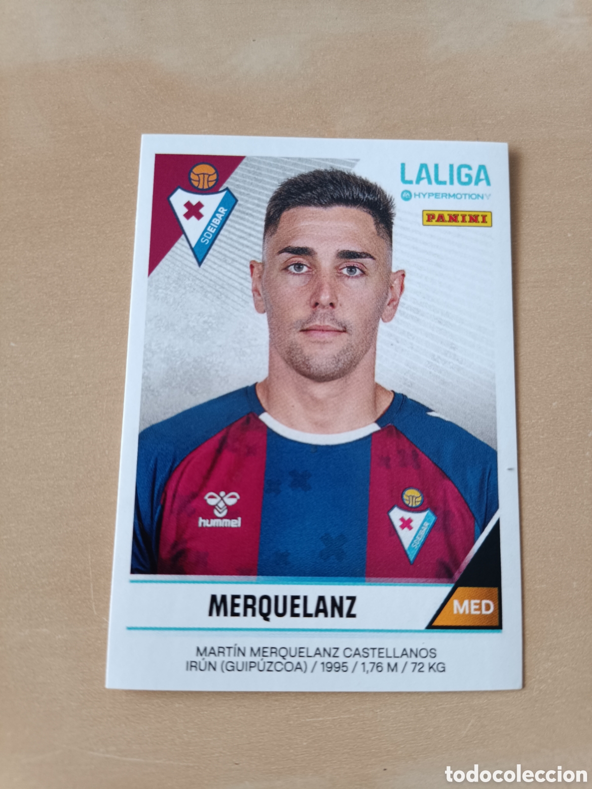 Cromos de f&uacute;tbol: CROMO MERQUELANZ EIBAR LIGA HYPERMOTION 2024 2025 24 25 166 B