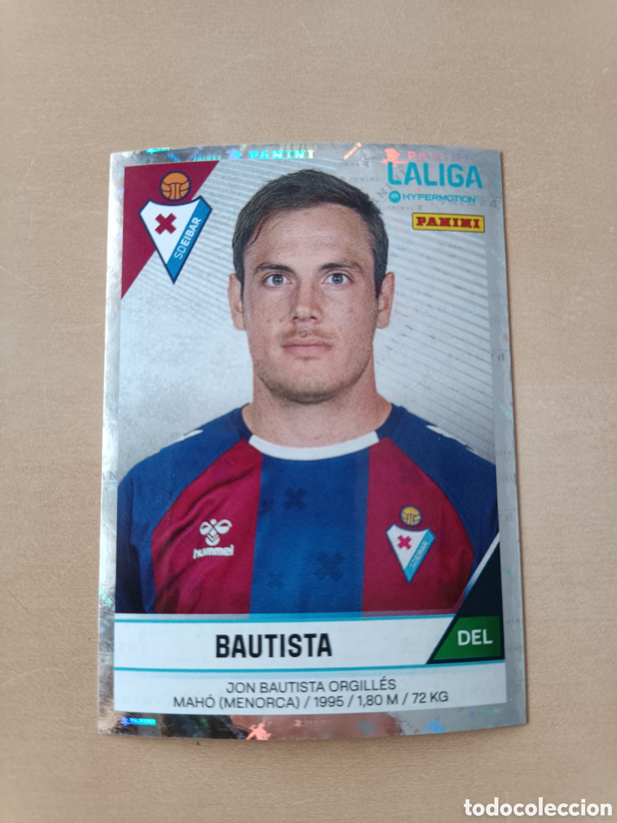Cromos de f&uacute;tbol: CROMO BAUTISTA EIBAR LIGA HYPERMOTION 2024 2025 24 25 172