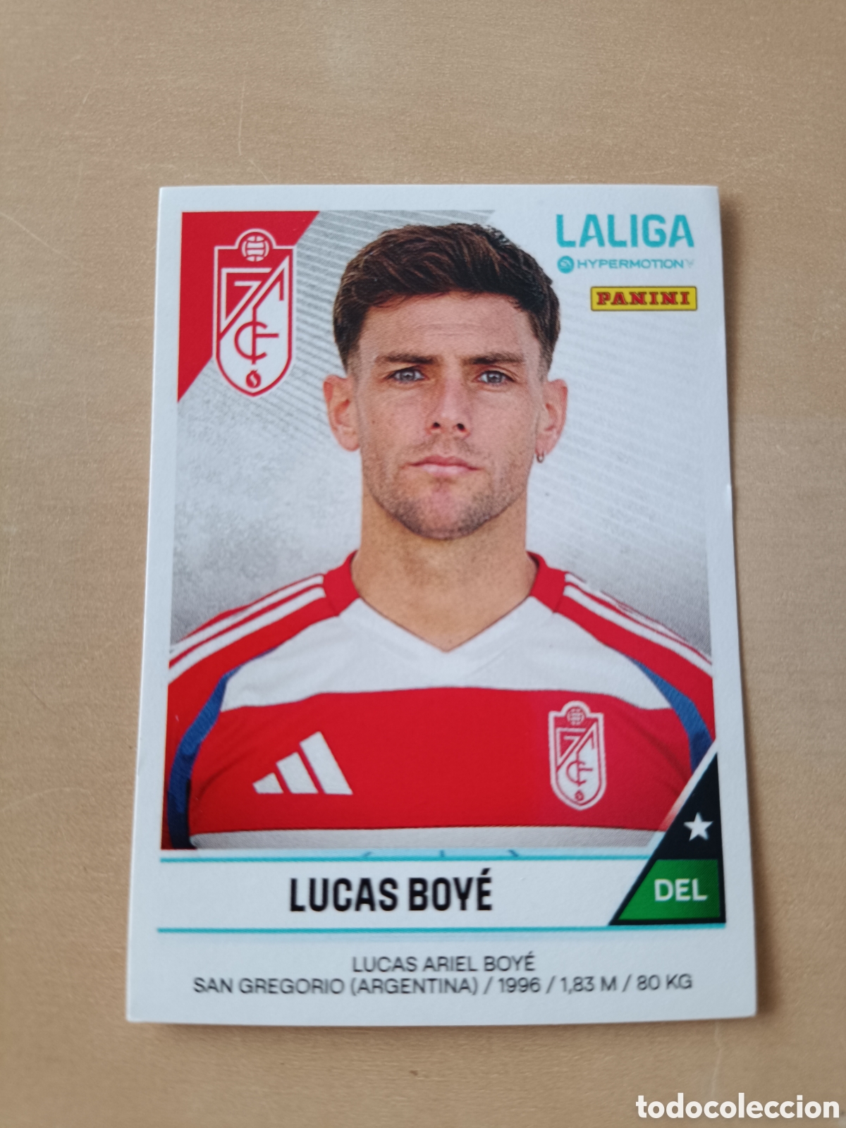 Cromos de f&uacute;tbol: CROMO LUCAS BOY&Eacute; GRANADA LIGA HYPERMOTION 2024 2025 24 25 247
