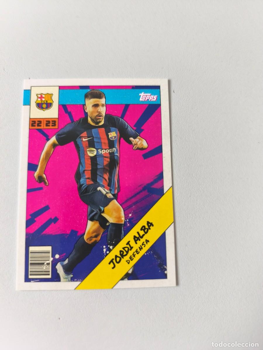 Cromos de f&uacute;tbol: TOPPS FAN SET BARCELONA 22 23 JORDI ALBA BAH-2 CJA1