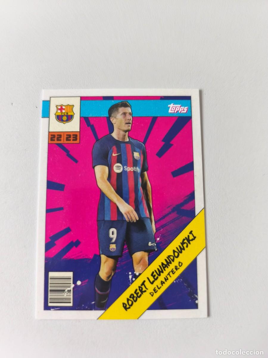 Cromos de f&uacute;tbol: TOPPS FAN SET BARCELONA 22 23 ROBERT LEWANDOWSKI BAH-7 CJA1