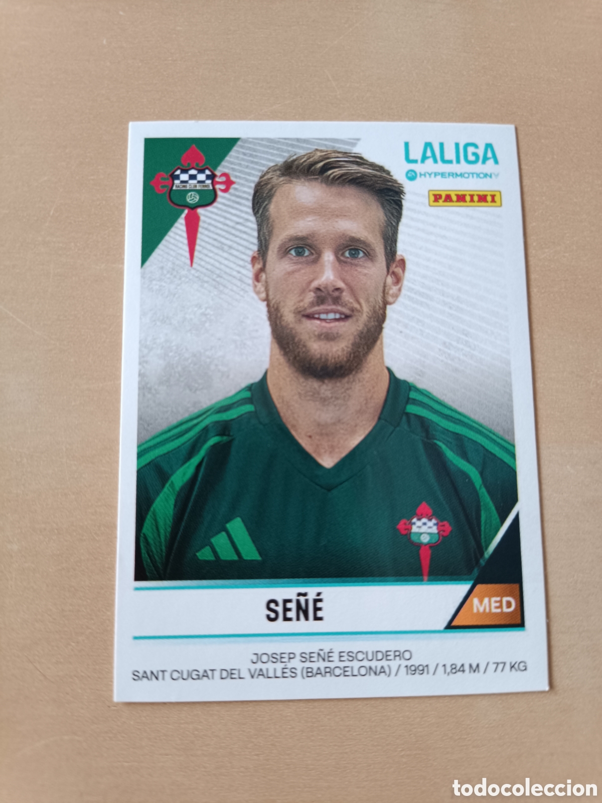 Cromos de f&uacute;tbol: CROMO SE&Ntilde;&Eacute; RACING DE FERROL LIGA HYPERMOTION 2024 2025 24 25 223