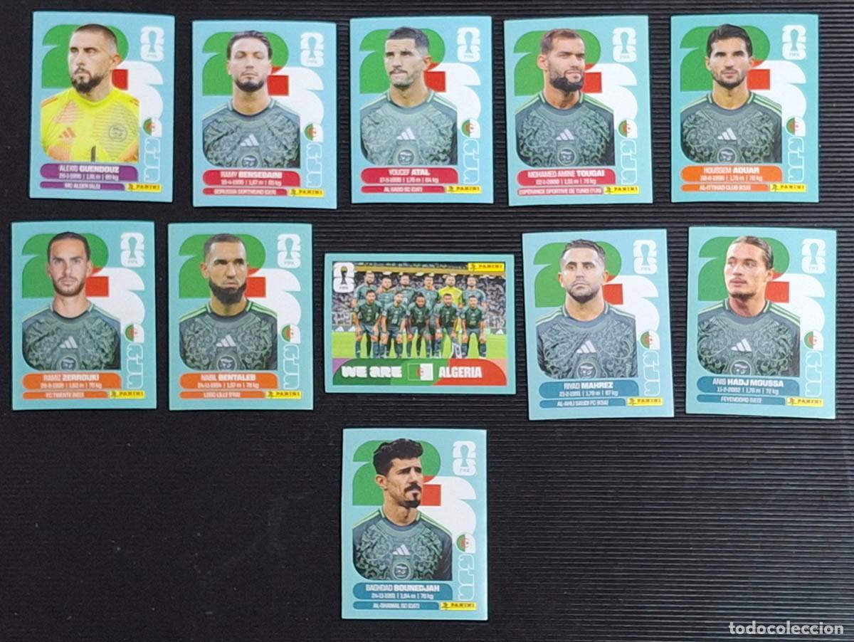 Cromos de f&uacute;tbol: Argelia ALG 11 cromos, Mundial de F&uacute;tbol 2026