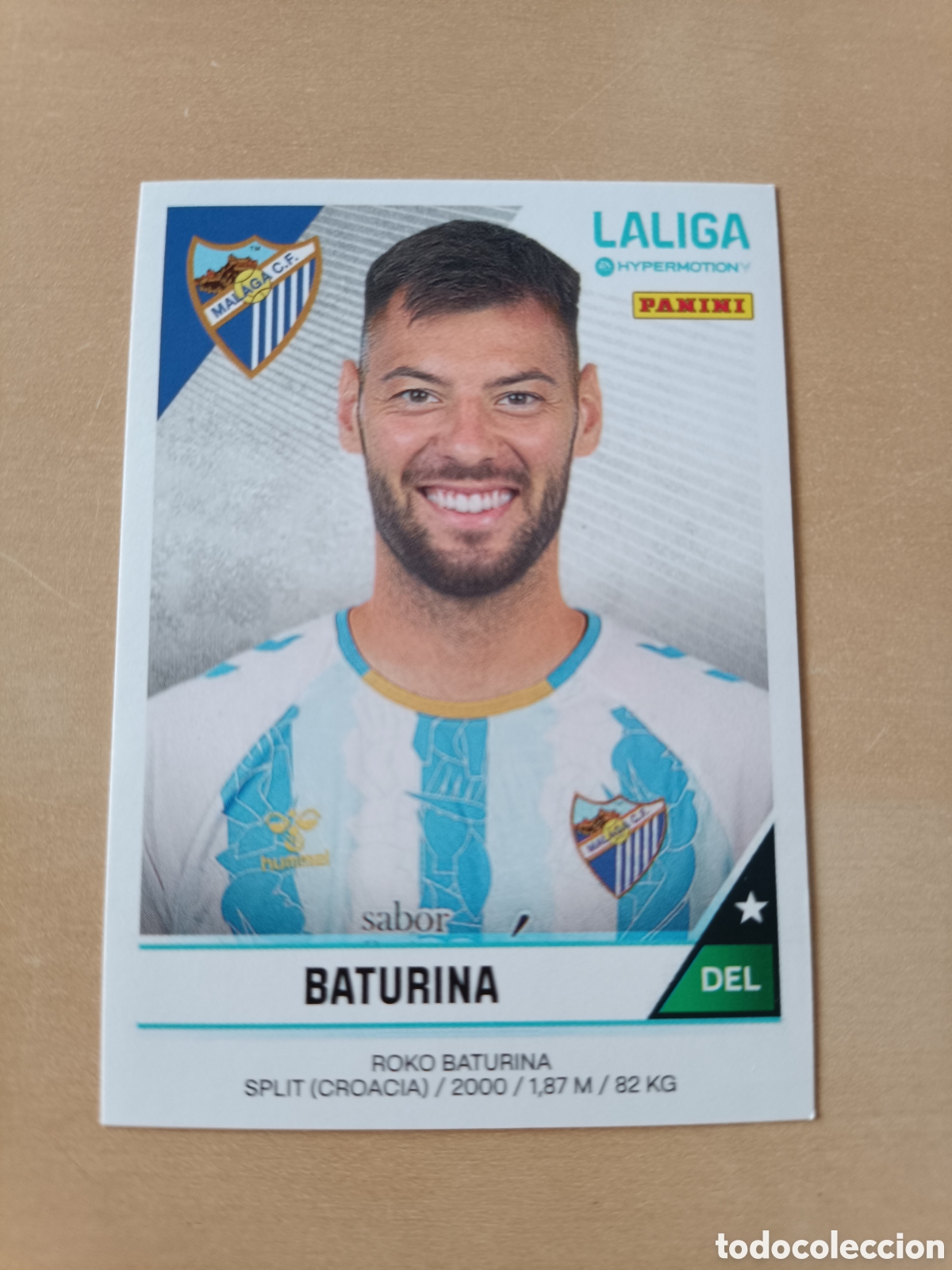 Cromos de f&uacute;tbol: CROMO BATURINA M&Aacute;LAGA LIGA HYPERMOTION 2024 2025 24 25 304