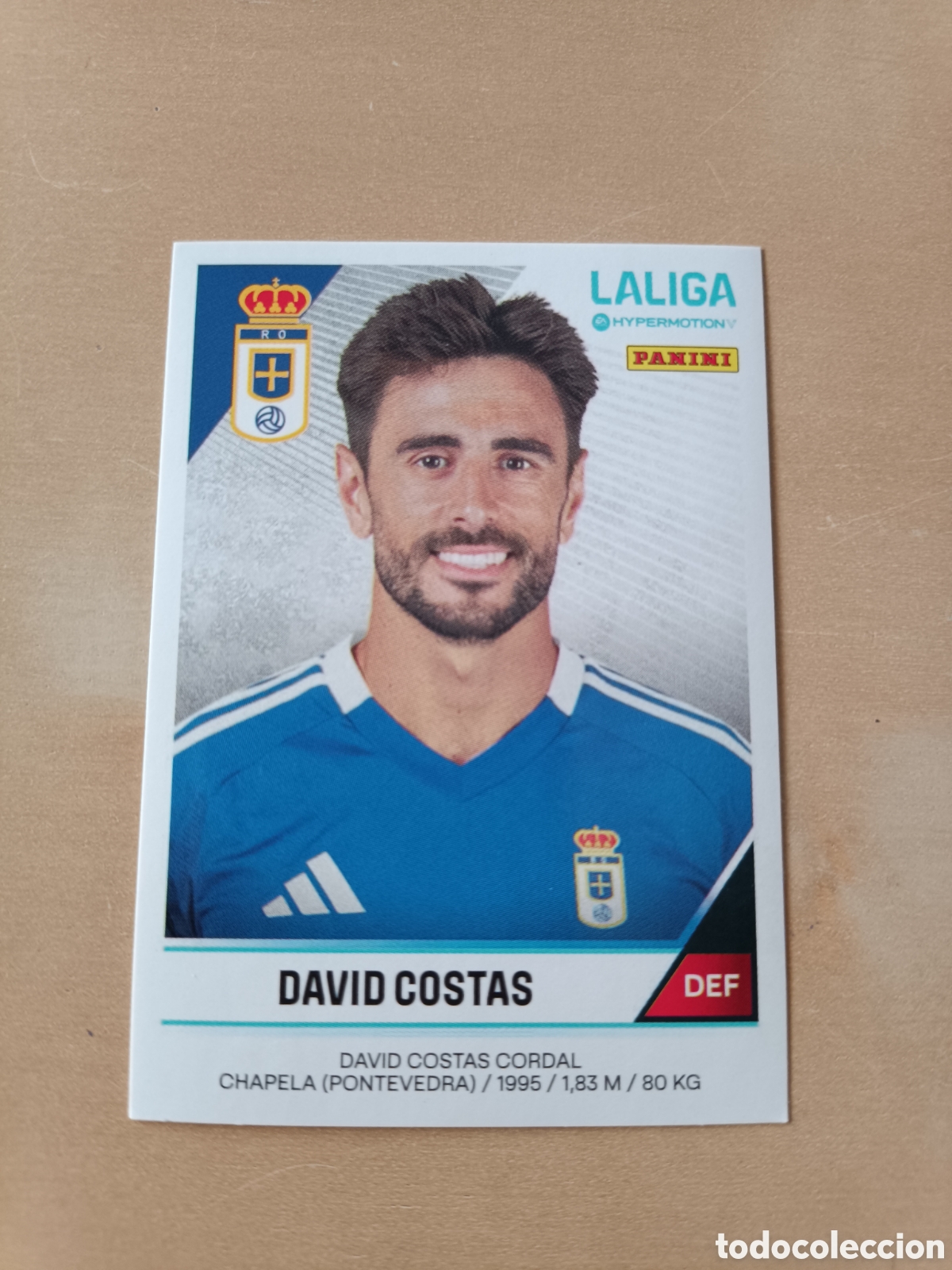 Cromos de f&uacute;tbol: CROMO DAVID COSTAS OVIEDO LIGA HYPERMOTION 2024 2025 24 25 331