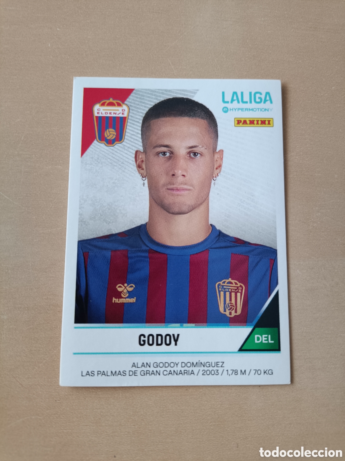Cromos de f&uacute;tbol: CROMO GODOY ELDENSE LIGA HYPERMOTION 2024 2025 24 25 209