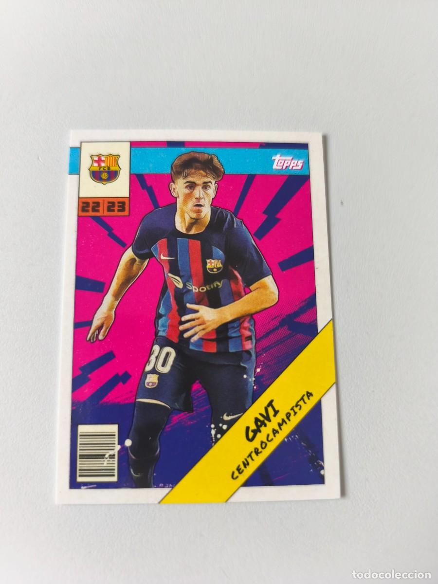 Cromos de f&uacute;tbol: TOPPS FAN SET BARCELONA 22 23 GAVI BAH-4 CJA1
