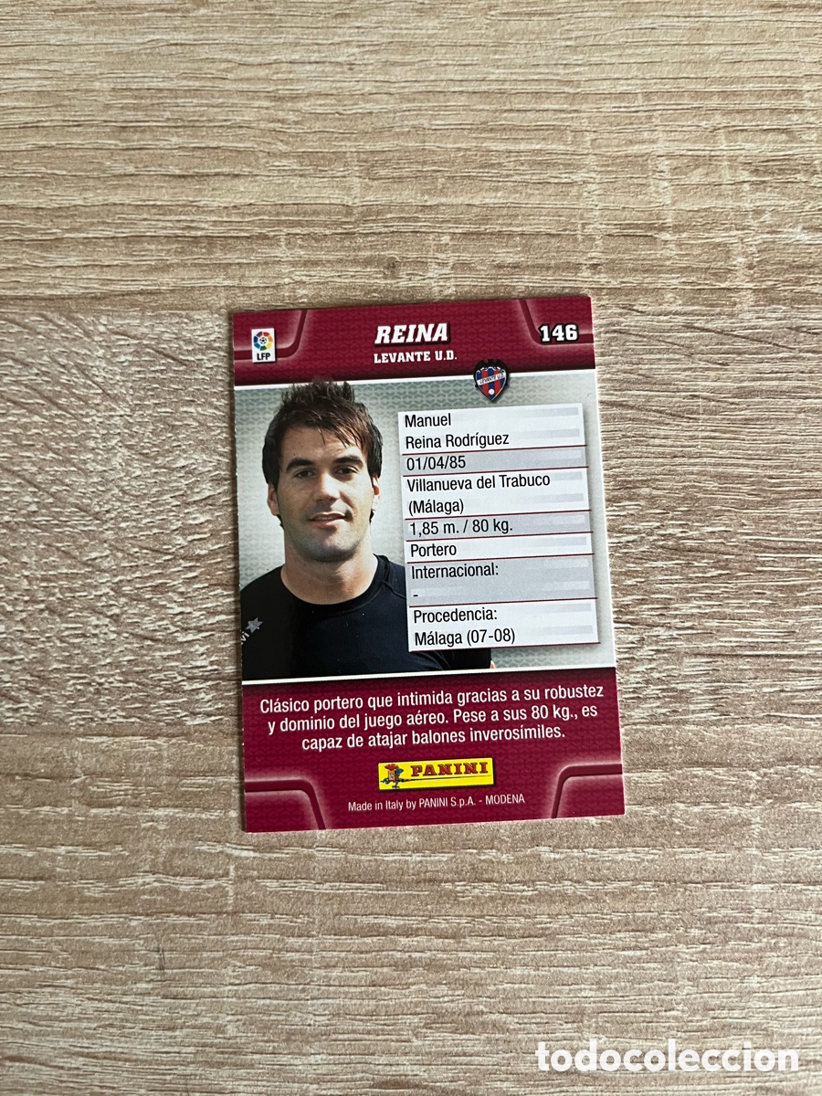 Cromos de f&uacute;tbol: 146 REINA MEGACRACKS MGK 2010 2011 10 11 LEVANTE
