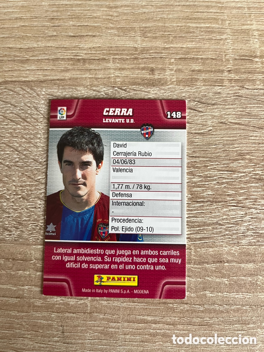 Cromos de f&uacute;tbol: 148 CERRA MEGACRACKS MGK 2010 2011 10 11 LEVANTE