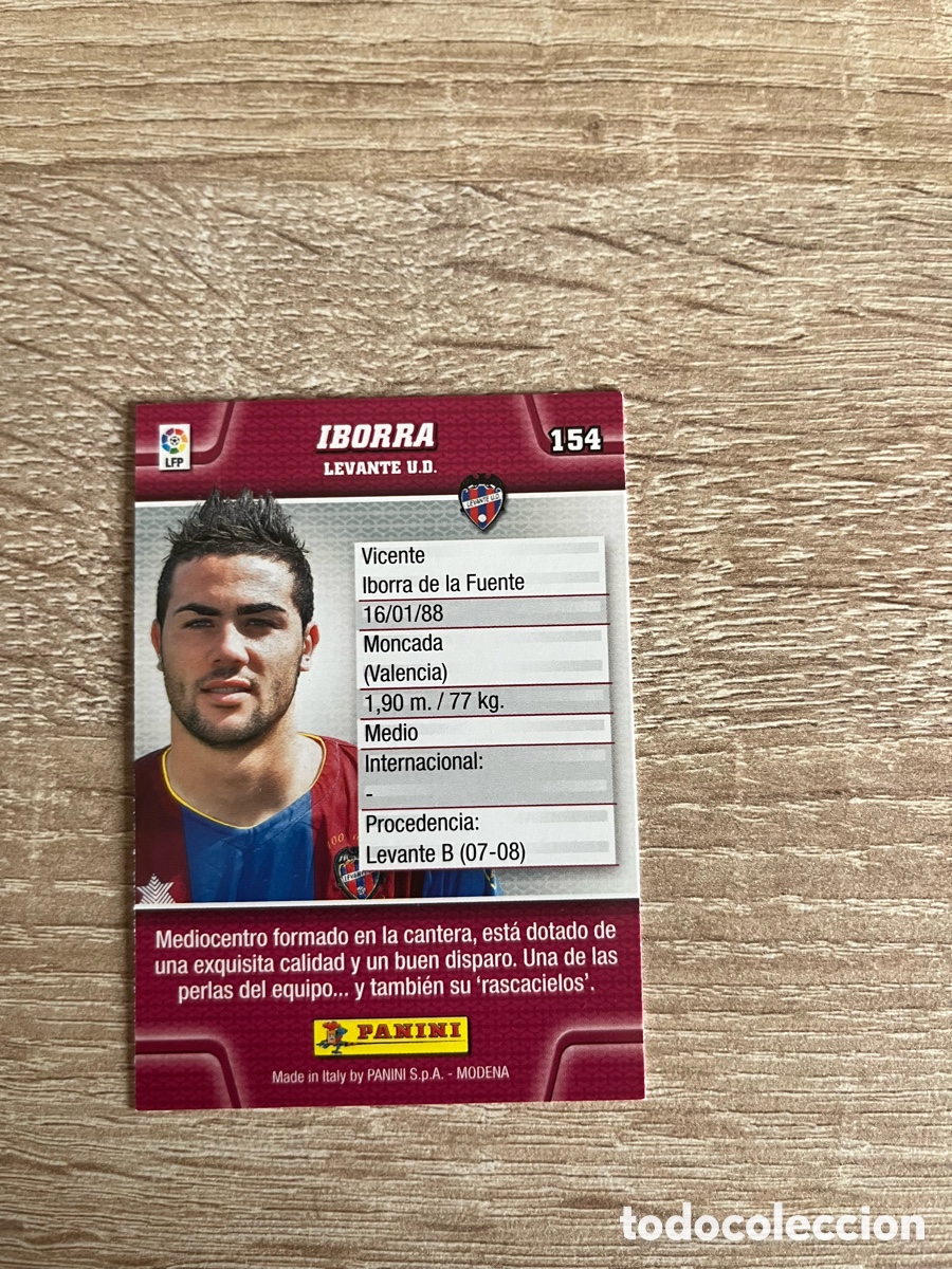 Cromos de Futebol: 154 IBORRA MEGACRACKS MGK 2010 2011 10 11 LEVANTE