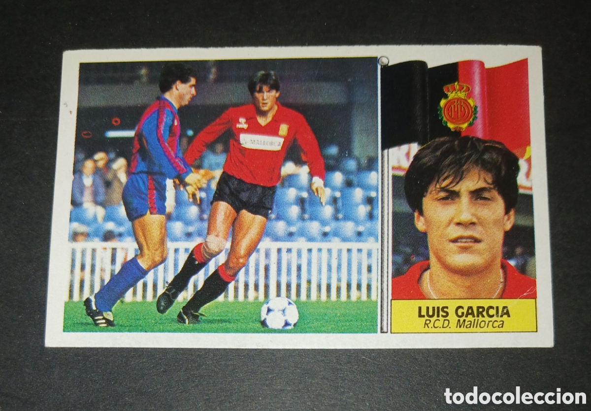 Cromos de f&uacute;tbol: Cromo Luis Garcia (RCD Mallorca) - Ediciones Este - Liga 1986/1987 (86/87) - Sin Pegar / Nunca Pegad
