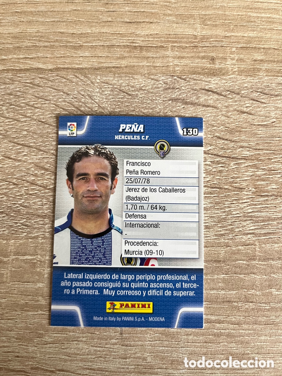Cromos de f&uacute;tbol: 130 PE&Ntilde;A MEGACRACKS MGK 2010 2011 10 11 H&Eacute;RCULES