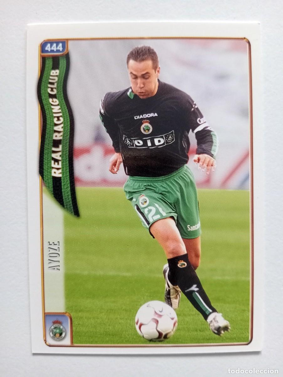 Cromos de f&uacute;tbol: CROMO FUTBOL RACING DE SANTANDER MUNDI CROMO 2004-2005: AYOZE