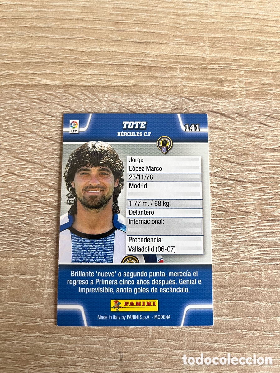 Cromos de f&uacute;tbol: 141 TOTE MEGACRACKS MGK 2010 2011 10 11 H&Eacute;RCULES