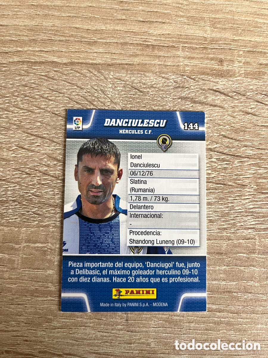 Cromos de f&uacute;tbol: 144 DANCIULESCU MEGACRACKS MGK 2010 2011 10 11 H&Eacute;RCULES