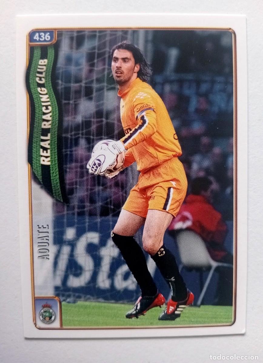 Cromos de f&uacute;tbol: CROMO FUTBOL RACING DE SANTANDER MUNDI CROMO 2004-2005: AOUATE