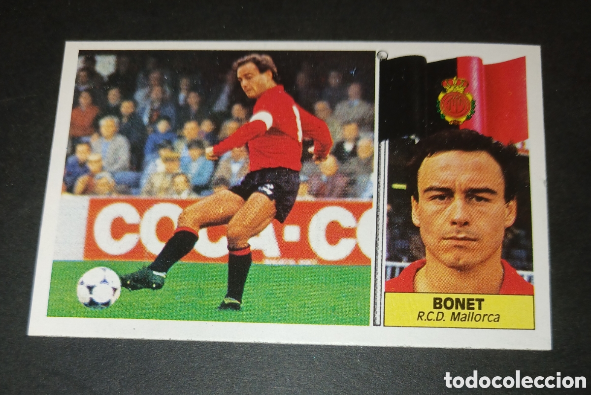 Cromos de f&uacute;tbol: Cromo Bonet (RCD Mallorca) - Ediciones Este - Liga 1986/1987 (86/87) - Sin Pegar / Nunca Pegado
