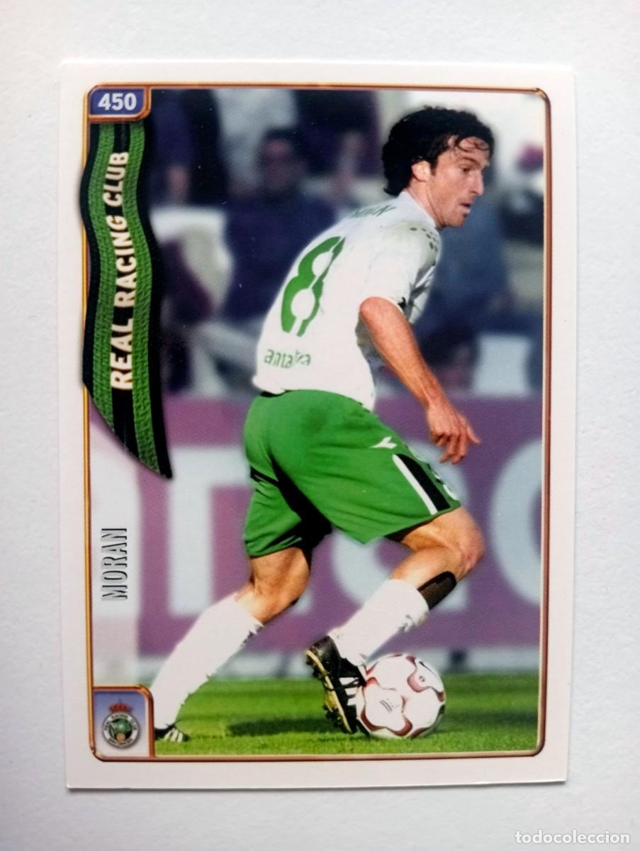 Cromos de f&uacute;tbol: CROMO FUTBOL RACING DE SANTANDER MUNDI CROMO 2004-2005: MOR&Aacute;N