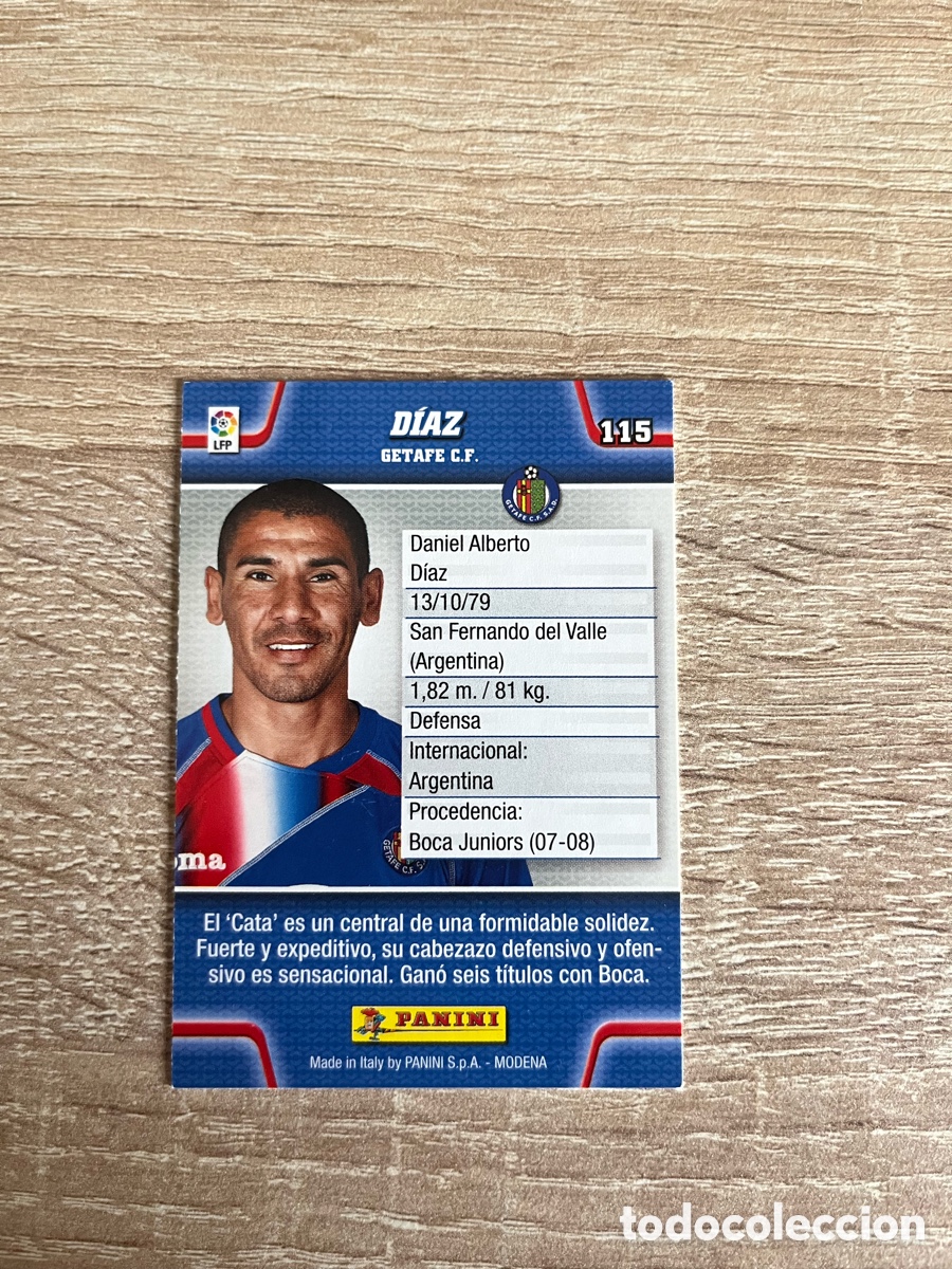 Cromos de f&uacute;tbol: 115 D&Iacute;AZ MEGACRACKS MGK 2010 2011 10 11 GETAFE