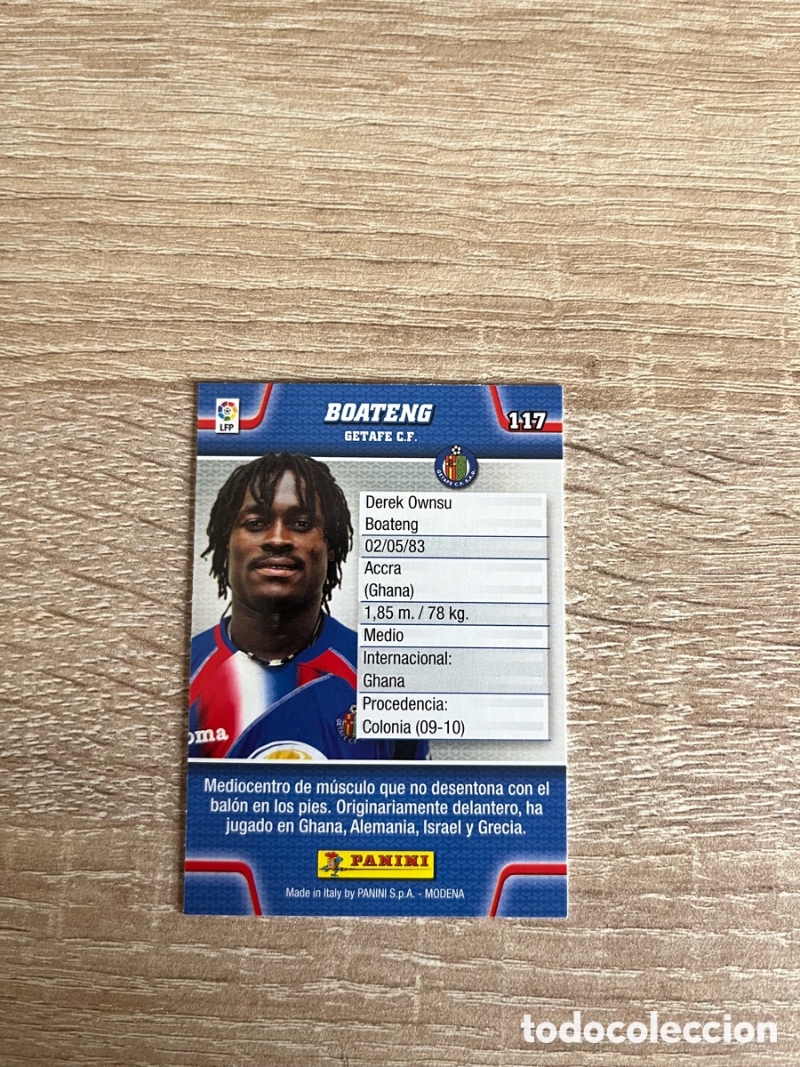 Cromos de f&uacute;tbol: 117 BOATENG MEGACRACKS MGK 2010 2011 10 11 GETAFE