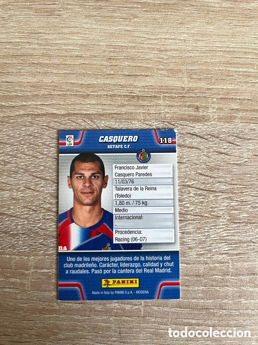 Cromos de f&uacute;tbol: 118 CASQUERO MEGACRACKS MGK 2010 2011 10 11 GETAFE