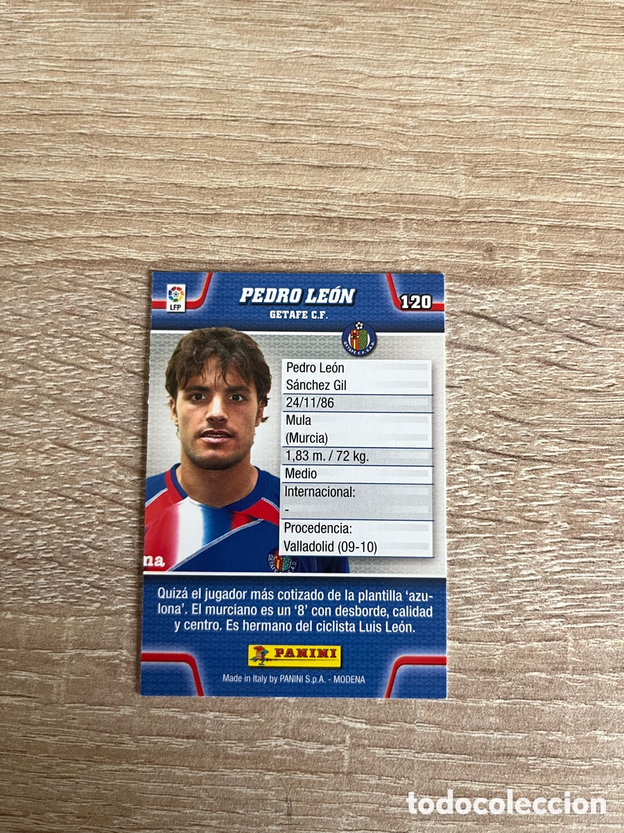 Cromos de f&uacute;tbol: 120 PEDRO LEON MEGACRACKS MGK 2010 2011 10 11 GETAFE