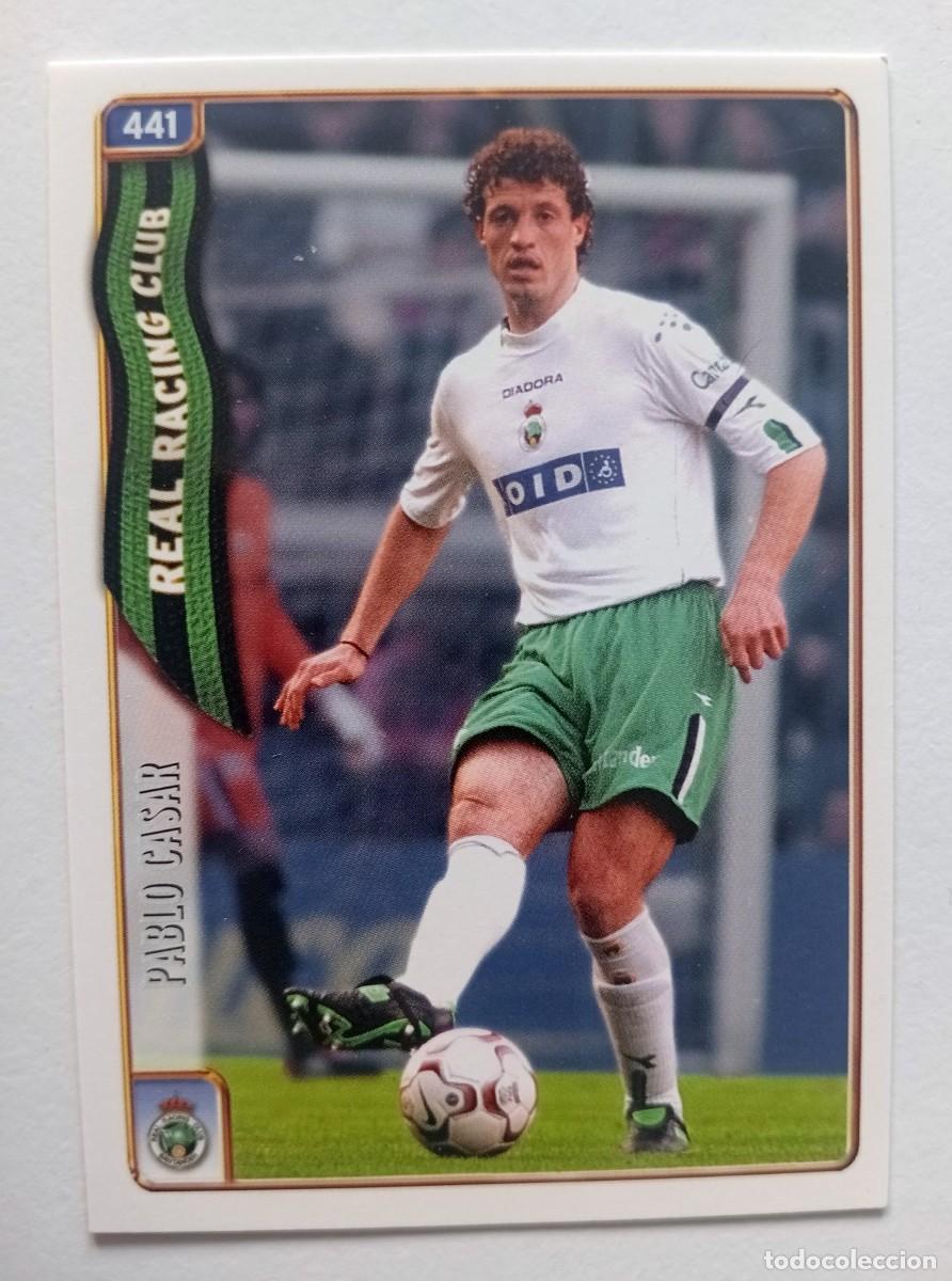 Cromos de f&uacute;tbol: CROMO FUTBOL RACING DE SANTANDER MUNDI CROMO 2004-2005: PABLO CASAR