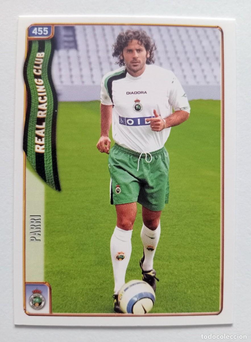 Cromos de f&uacute;tbol: CROMO FUTBOL RACING DE SANTANDER MUNDI CROMO 2004-2005: PARRI