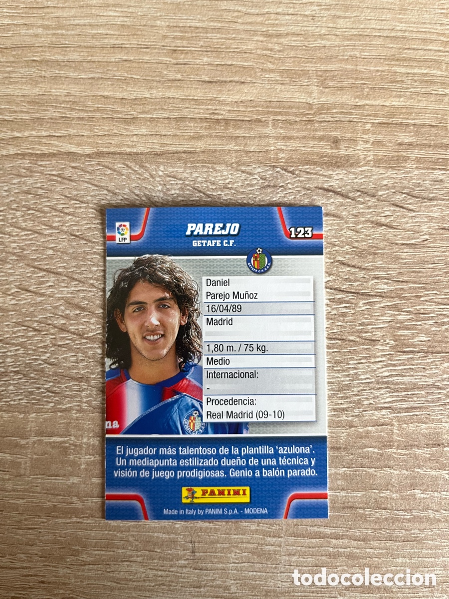 Cromos de f&uacute;tbol: 123 PAREJO MEGACRACKS MGK 2010 2011 10 11 GETAFE