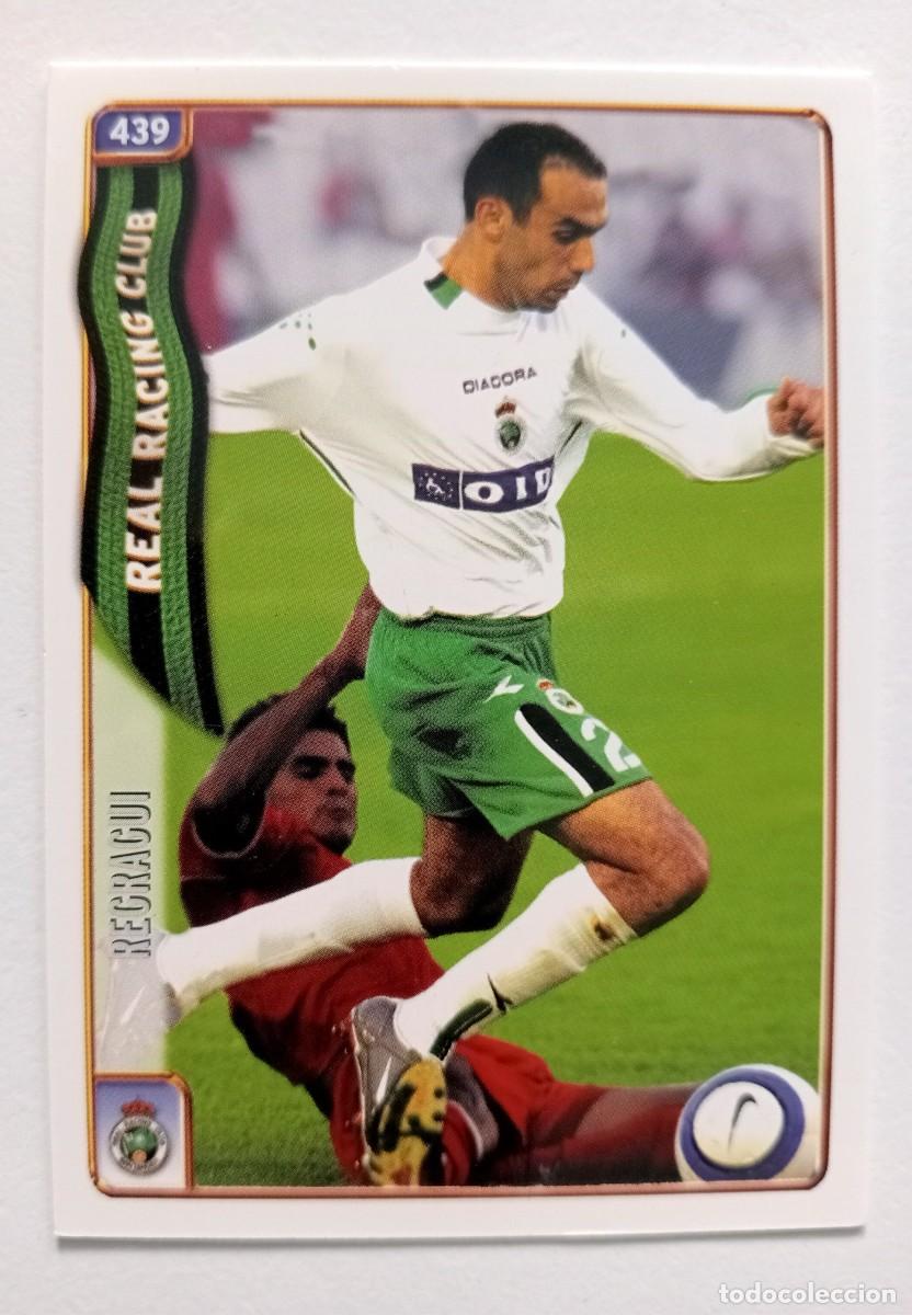 Cromos de f&uacute;tbol: CROMO FUTBOL RACING DE SANTANDER MUNDI CROMO 2004-2005: REGRAGUI