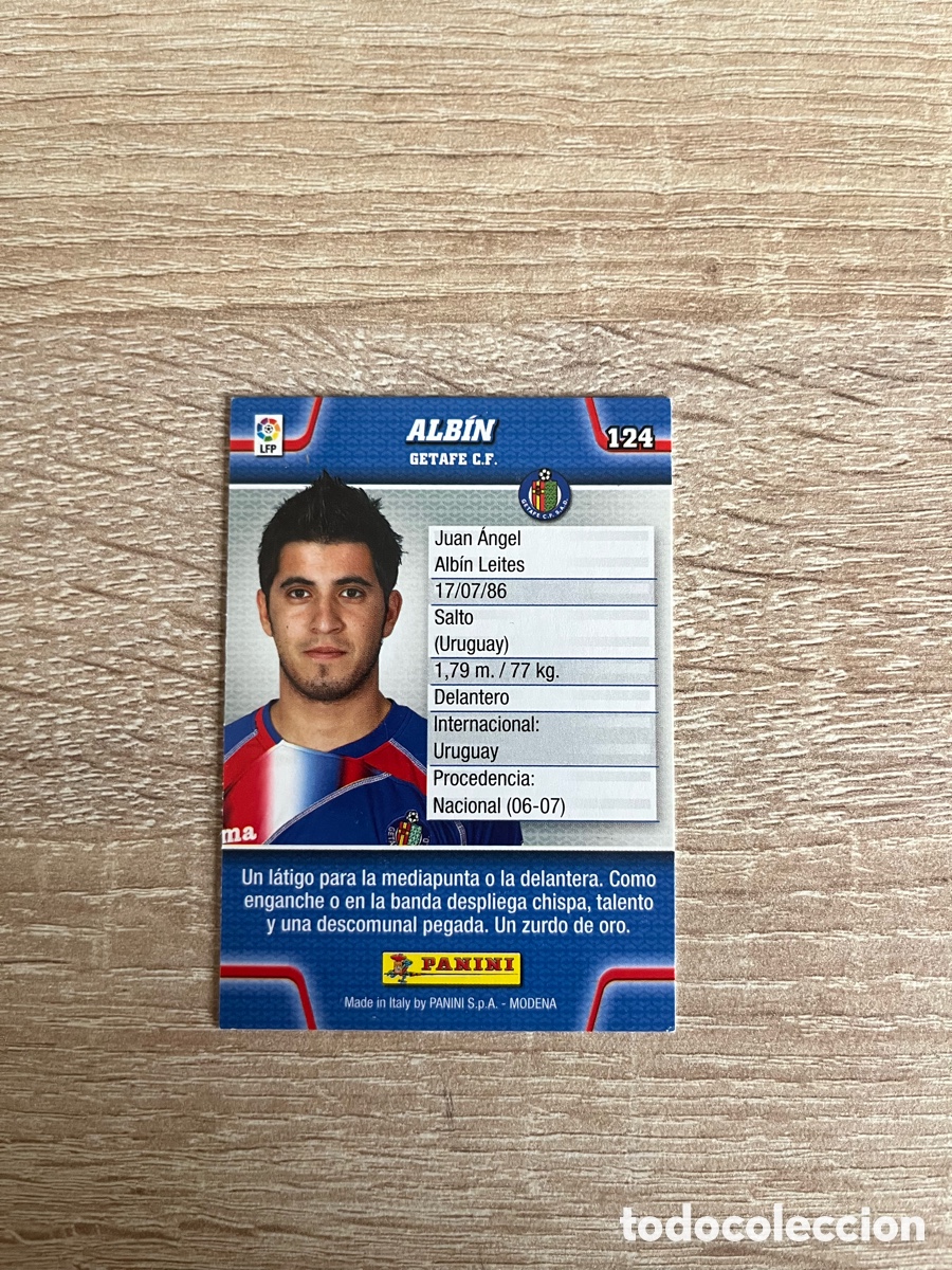 Cromos de f&uacute;tbol: 124 ALB&Iacute;N MEGACRACKS MGK 2010 2011 10 11 GETAFE