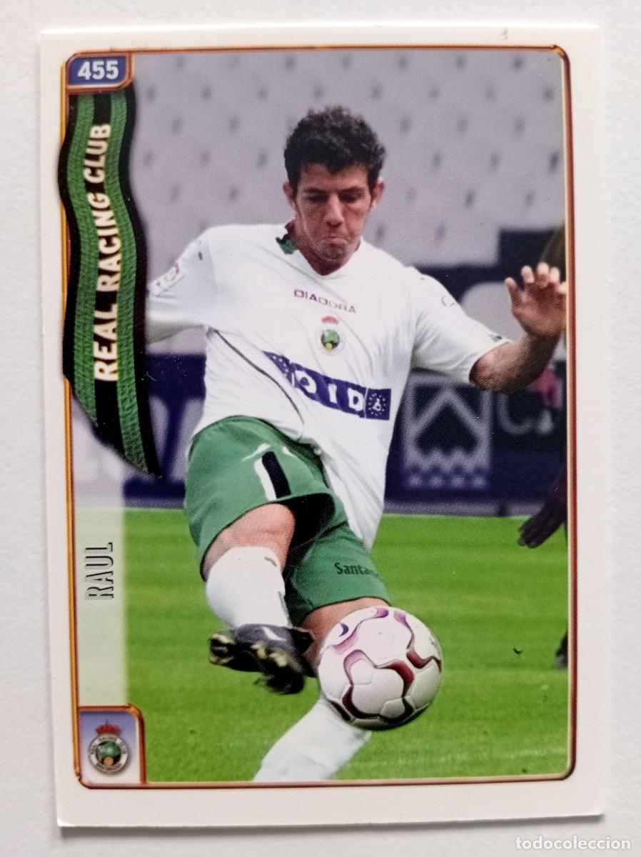 Cromos de f&uacute;tbol: CROMO FUTBOL RACING DE SANTANDER MUNDI CROMO 2004-2005: RAUL
