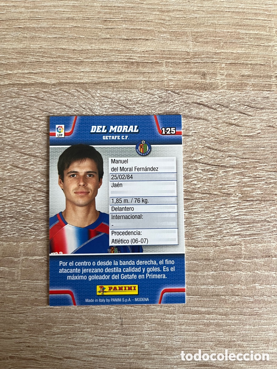 Cromos de f&uacute;tbol: 125 DEL MORAL MEGACRACKS MGK 2010 2011 10 11 GETAFE